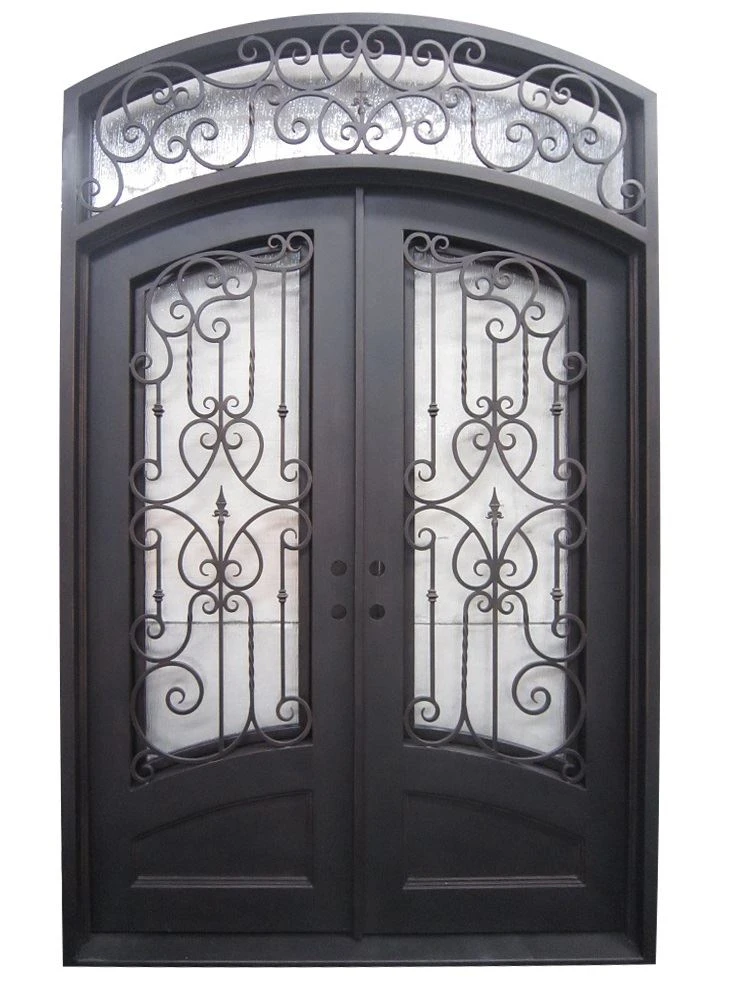 Iron Glass Front Door